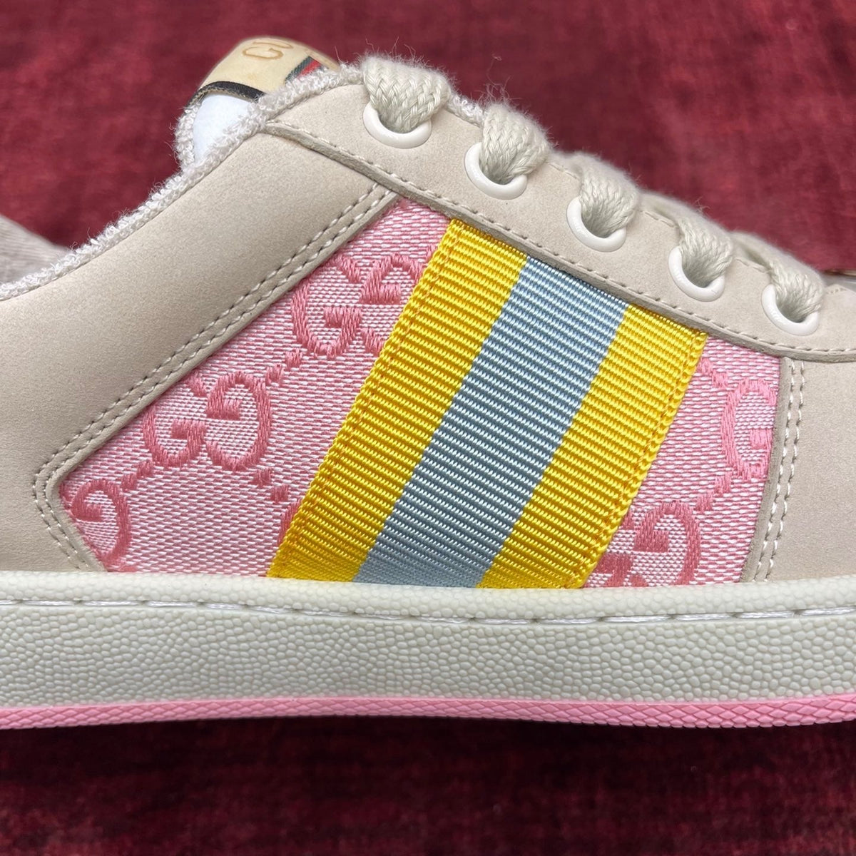 GG SCREENER LEATHER SNEAKERS