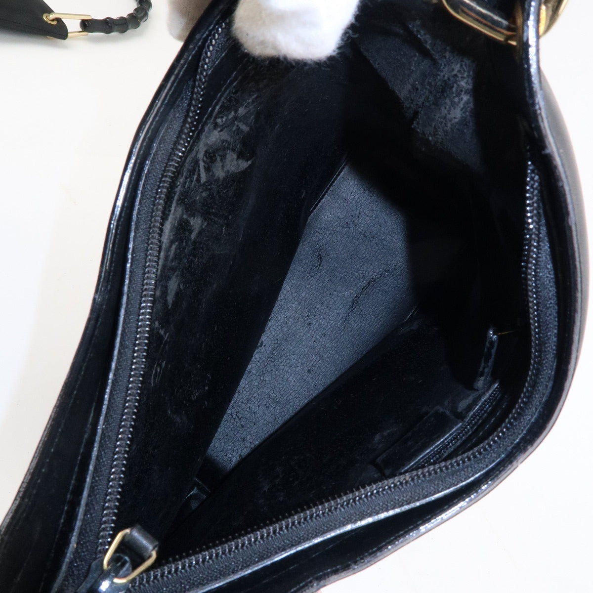 GUCCI Set of 2 Bamboo Leather Shoulder Bag 001.3006/001.1241.3007