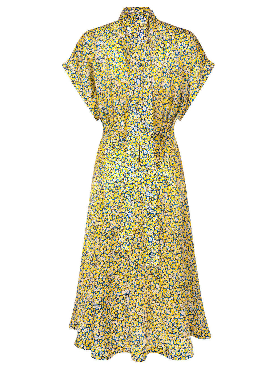 Bottega Veneta Women Mini Daisy Silk Charm Dress