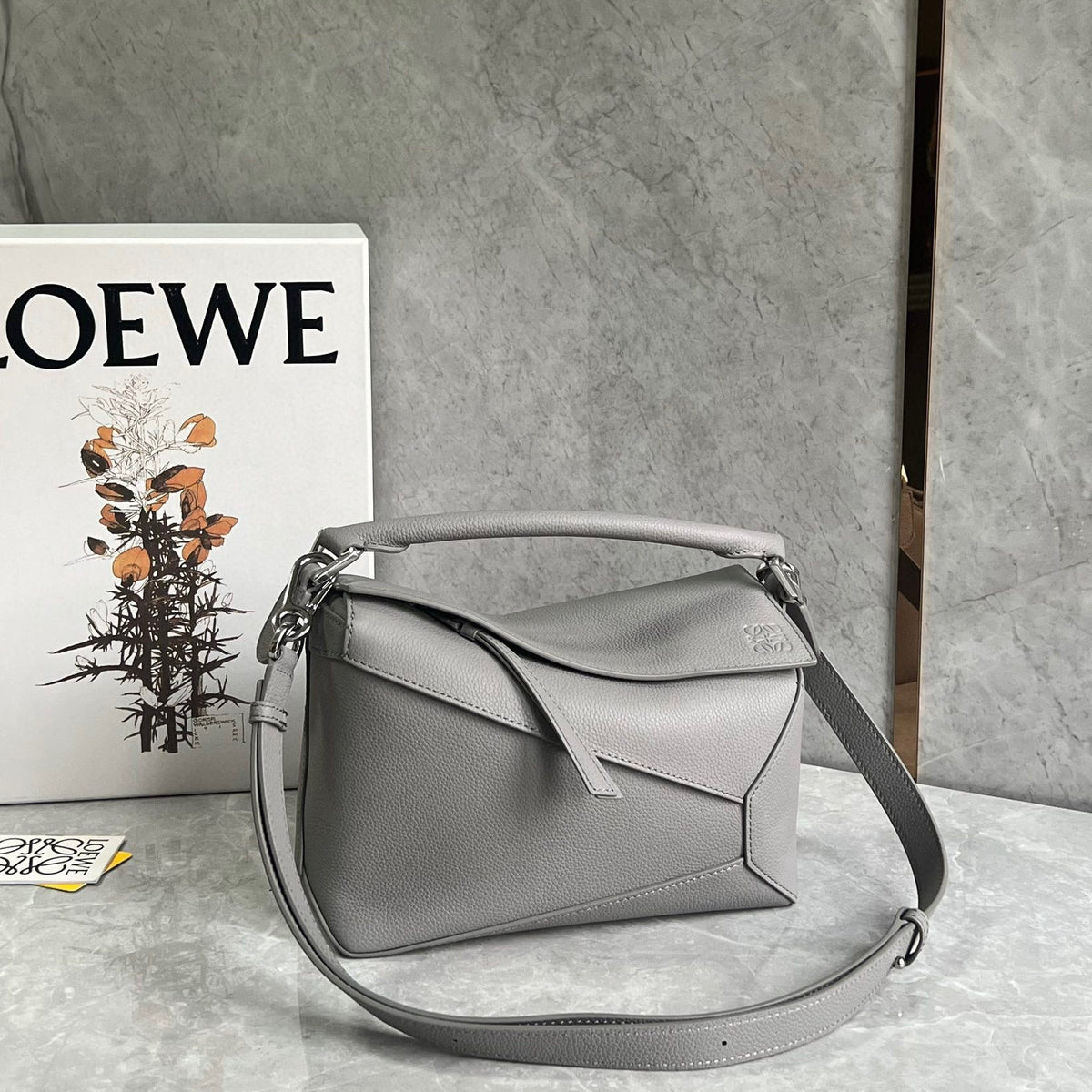LOEW SMALL PUZZLE EDGE BAG