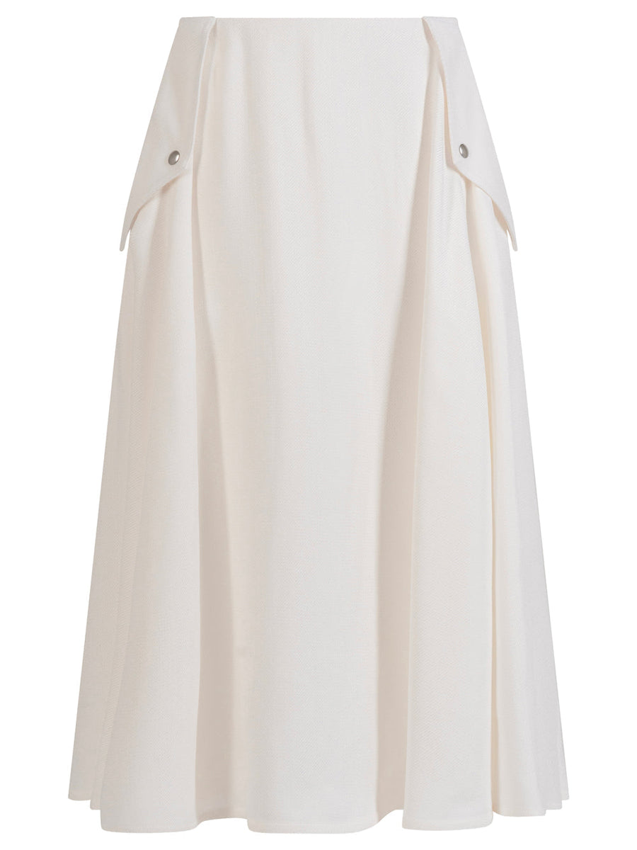 Bottega Veneta Women Viscose Melange Fluid Skirt