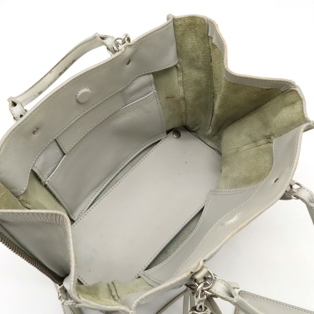 balenciaga Mini Paper Leather Handbag 2WAY