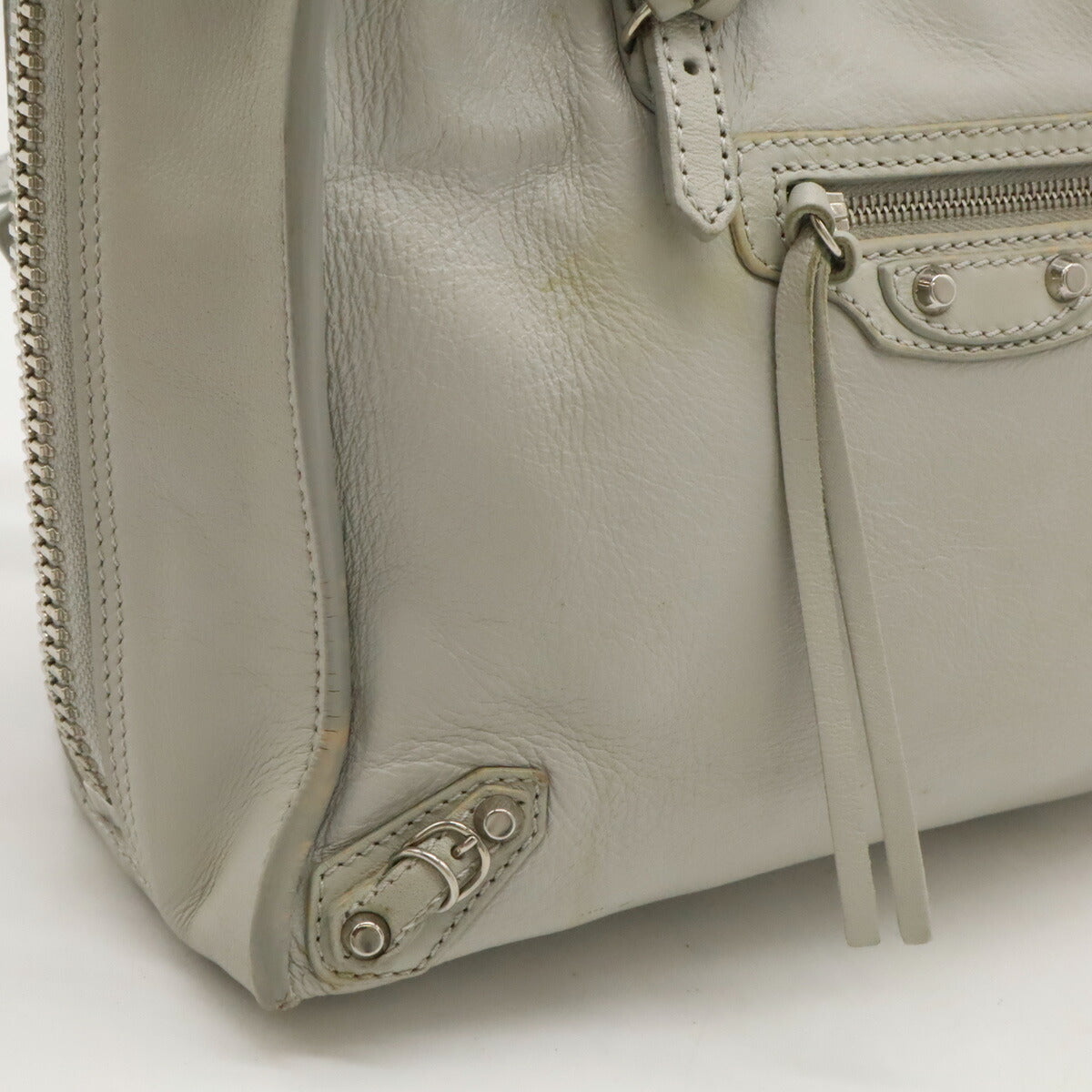 balenciaga Mini Paper Leather Handbag 2WAY