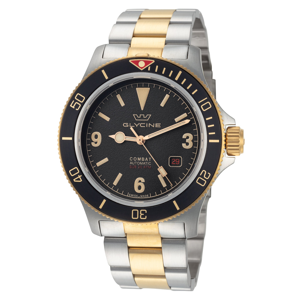 Glycine Men's Combat Sub Vintage 42 42mm Automatic Watch