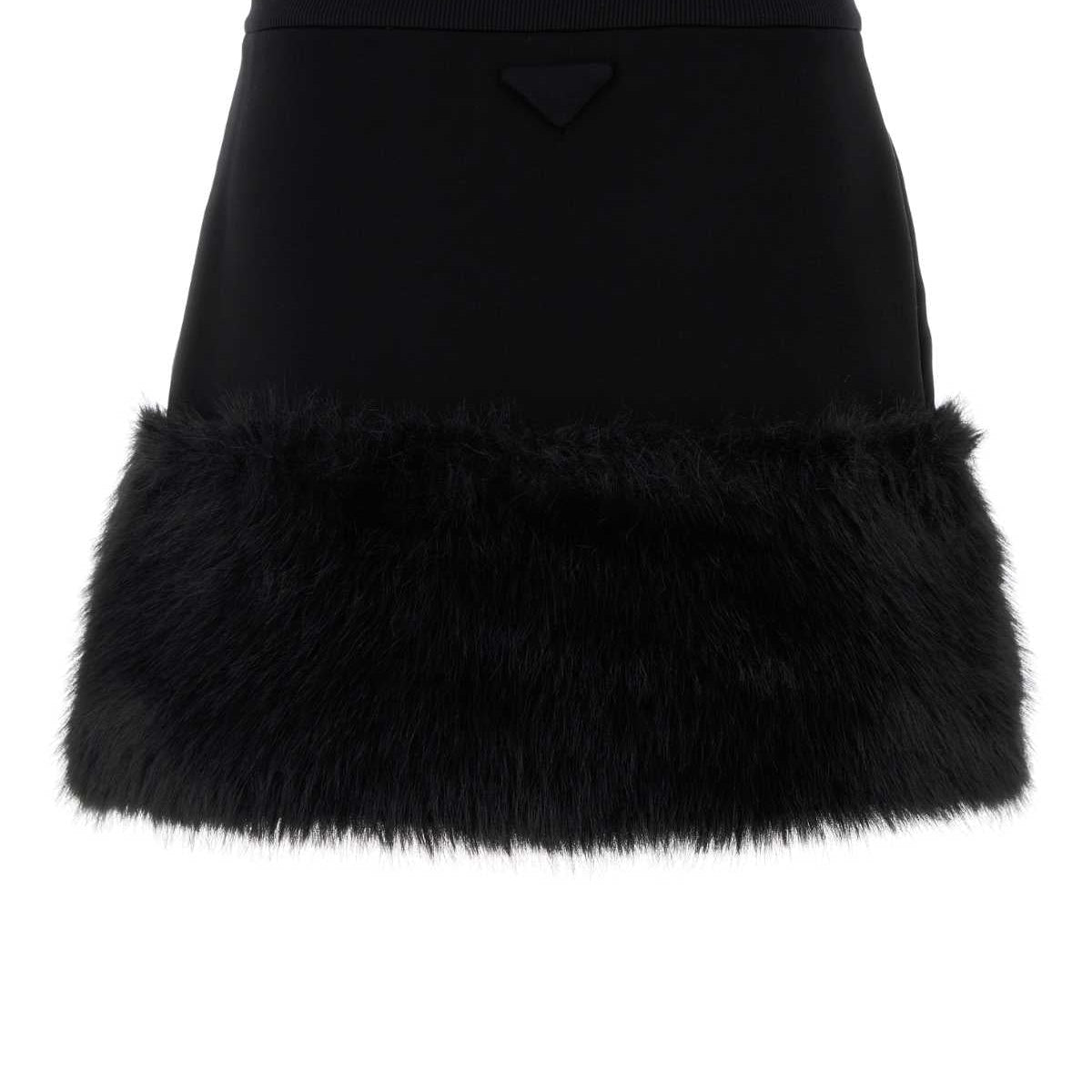 PRADA Cotton Blend Mini Skirt for Women - Spring/Summer 2025