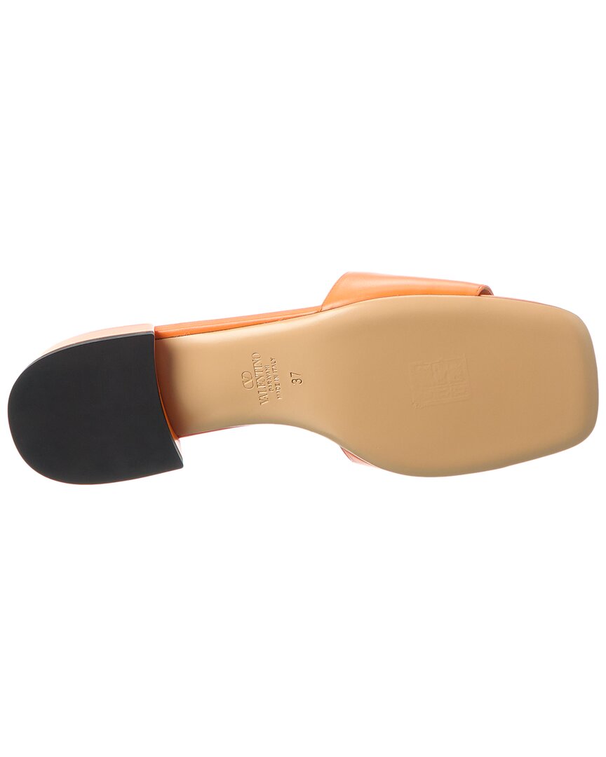 Valentino Vlogo Leather Sandal