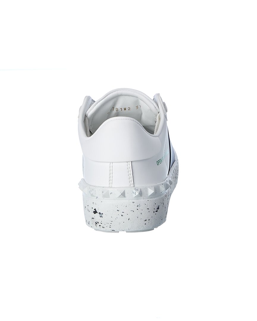 Valentino Rockstud Open For A Change Leather Sneaker
