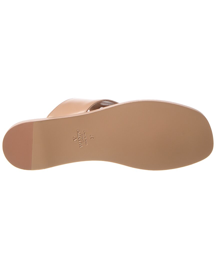 Valentino Vlogo Leather Sandal