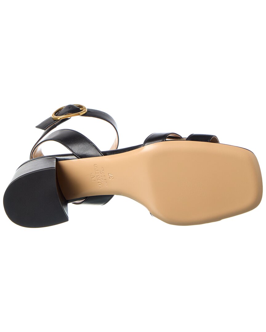 Valentino Vlogo 55 Leather Sandal