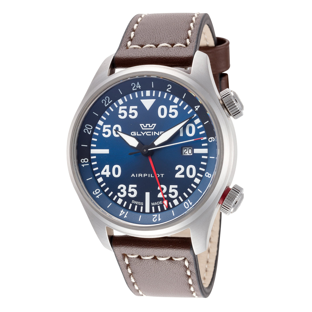 Glycine Men's Airpilot GMT 44mm Quartz Watch