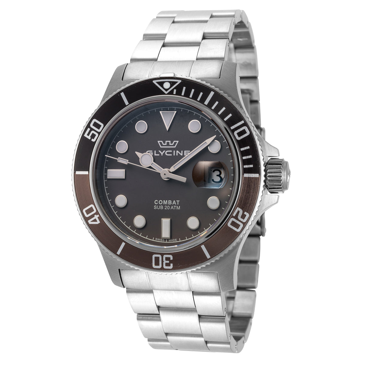 Glycine Men's Combat Sub 42mm Quartz Watch