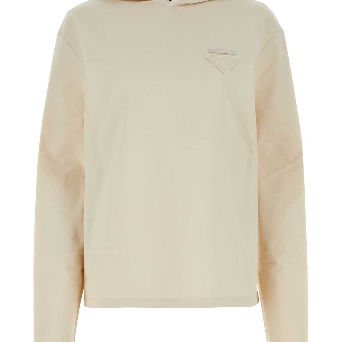 PRADA Oversized Stretch Cotton Sweatshirt for Women