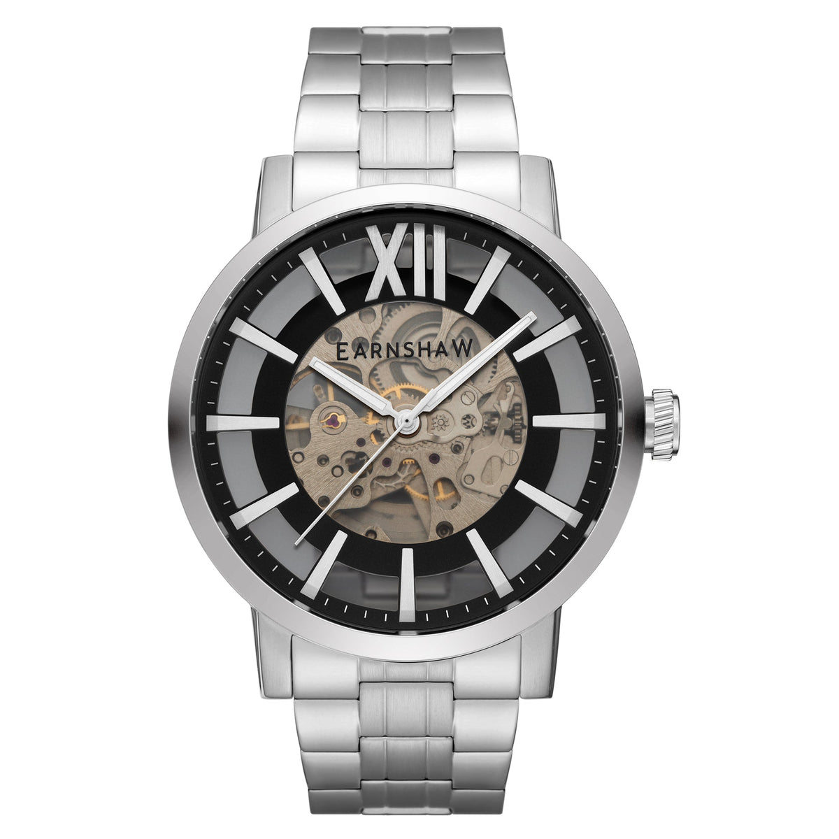 Thomas Earnshaw Men's Grand Horizon Skeleton 46mm Automatic Watch