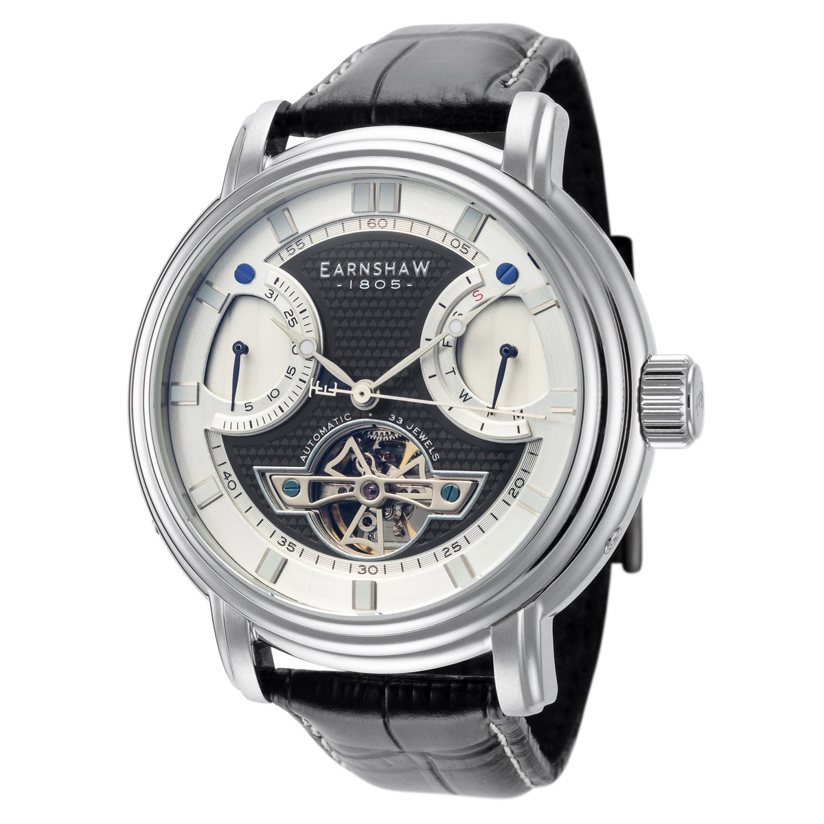 Thomas Earnshaw Men's ES-8184-01 Longcase 48mm Automatic Watch