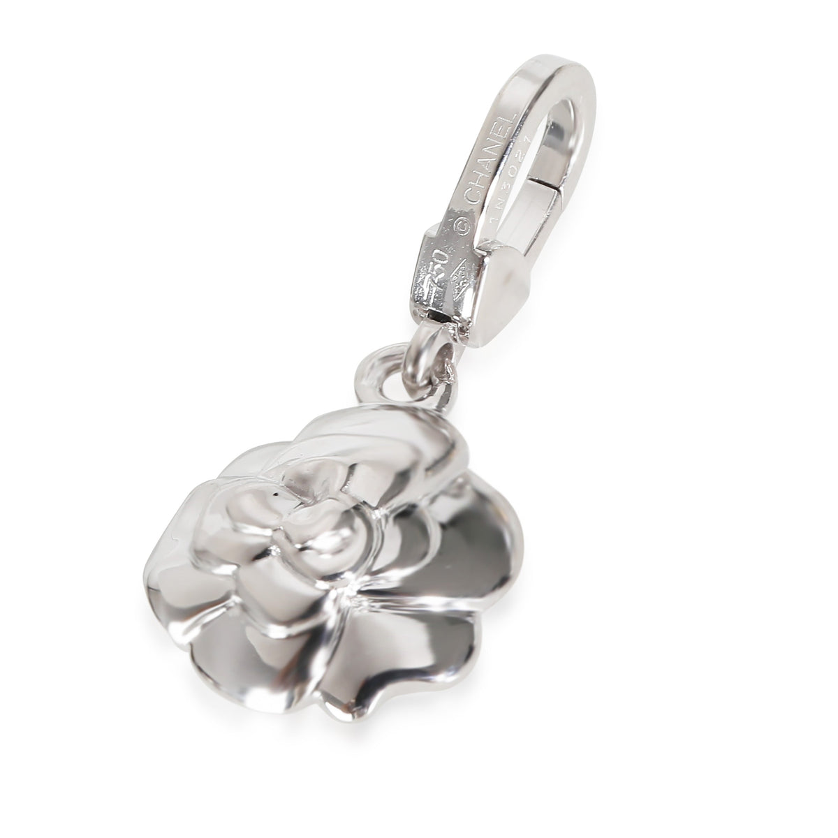 Top Quality Chanel Camelia Charms in 18k White Gold