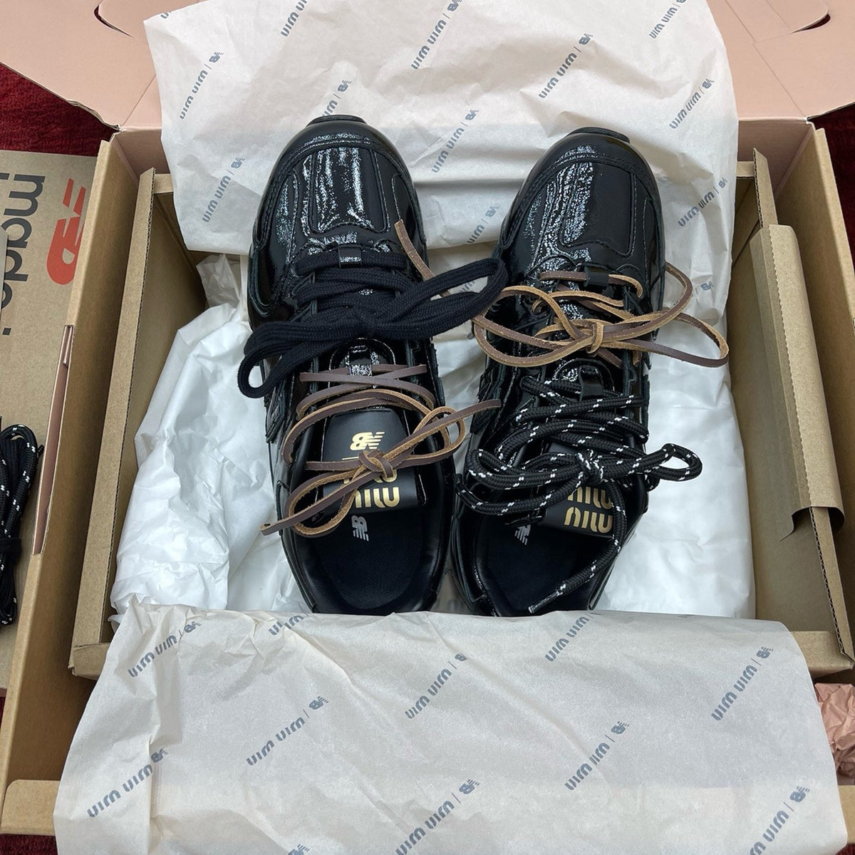 MIU M x NEW BALANCE TRAINERS