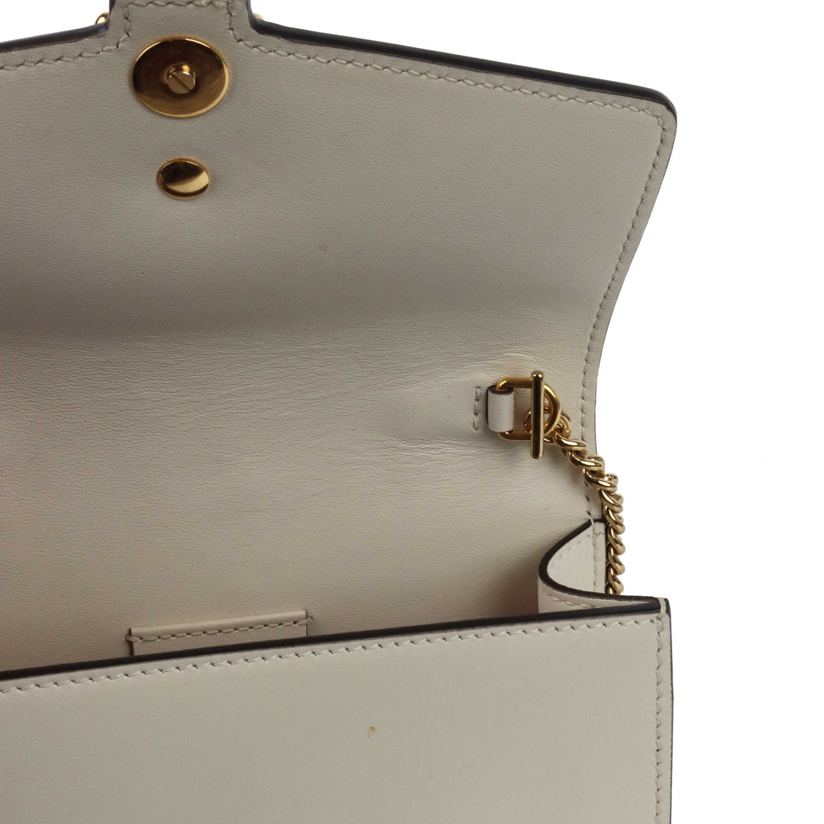 Gucci Mini White Sylvie Bag *