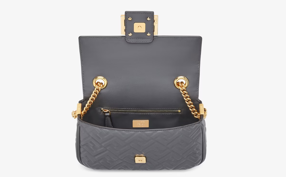 Fendi Baguette Chain Midi Nappa leather Bag