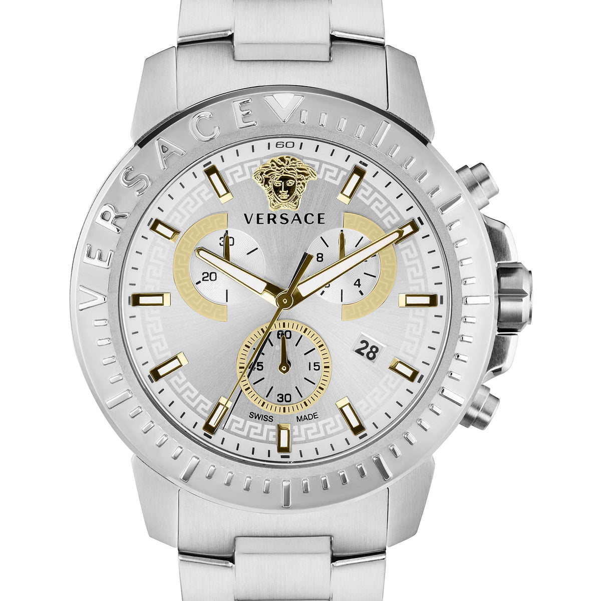 Versace Men's VE2E00321 New Chrono 45mm Quartz Watch
