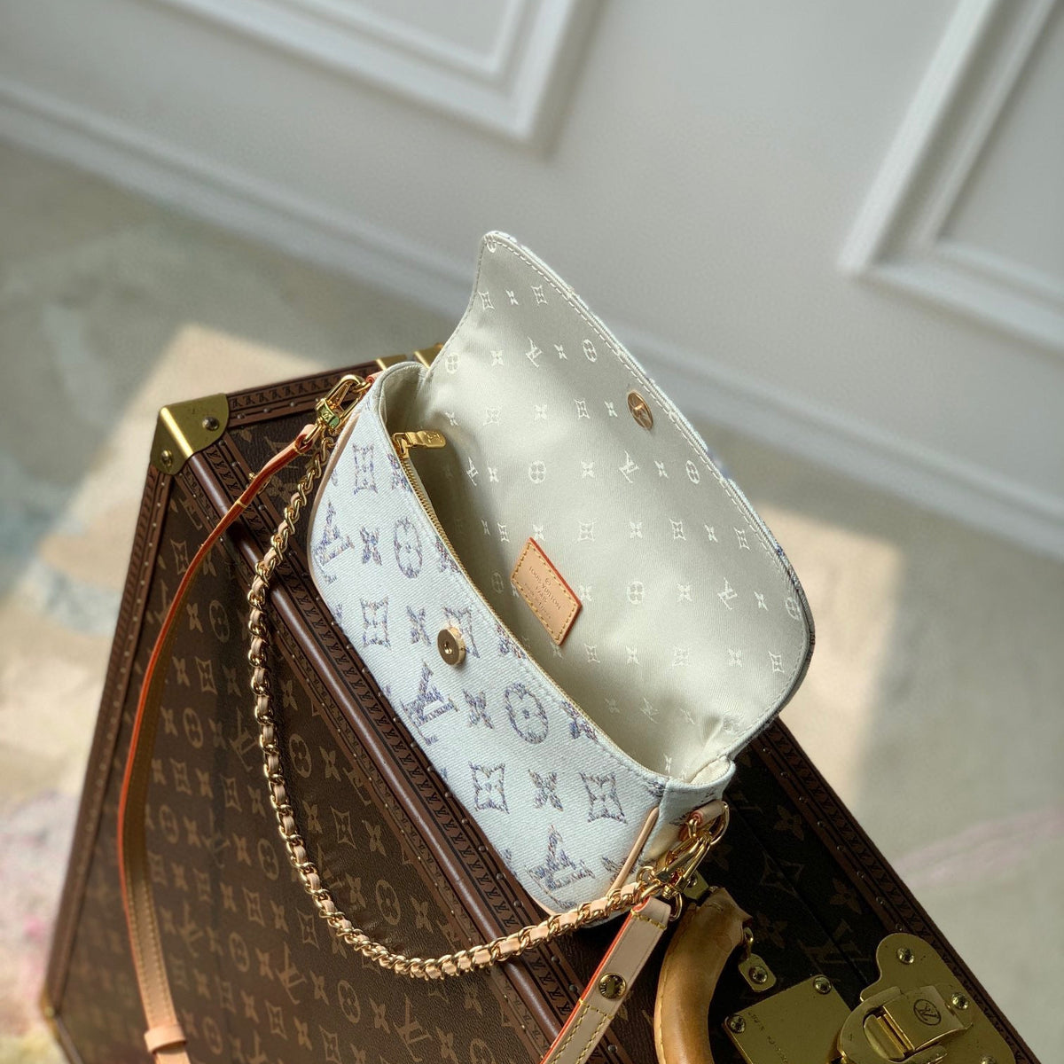 LOU IVY WALLET ON CHAIN BAG