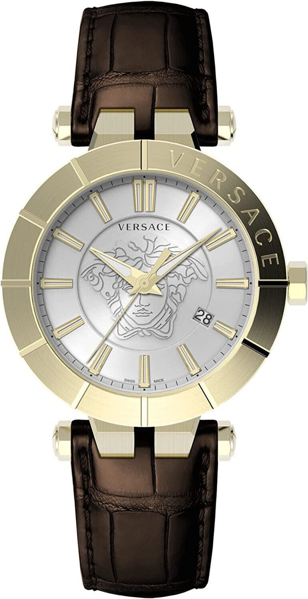 Versace Men's V-Race 43mm Quartz Watch