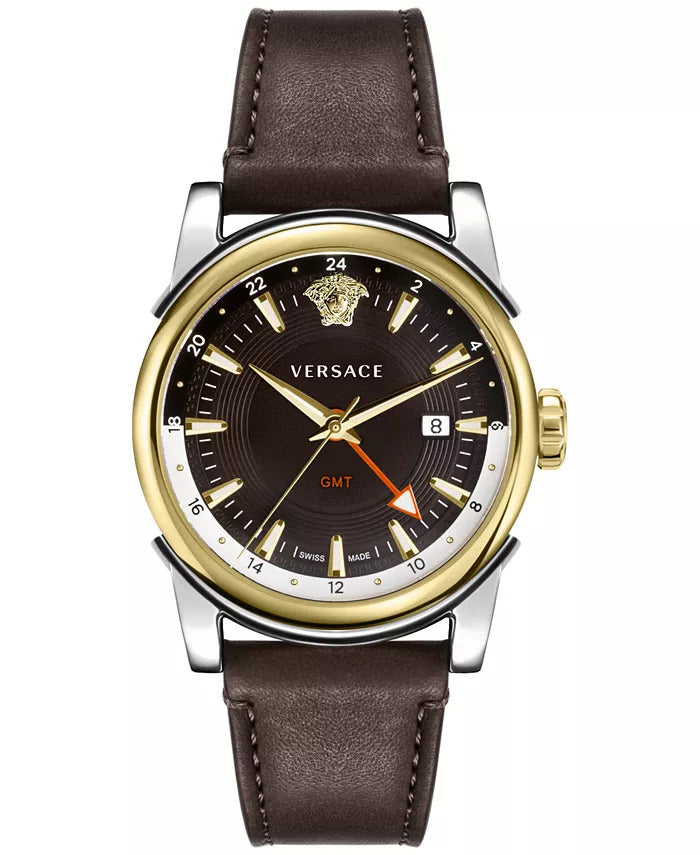 Versace Men's GMT Vintage 42mm Quartz Watch