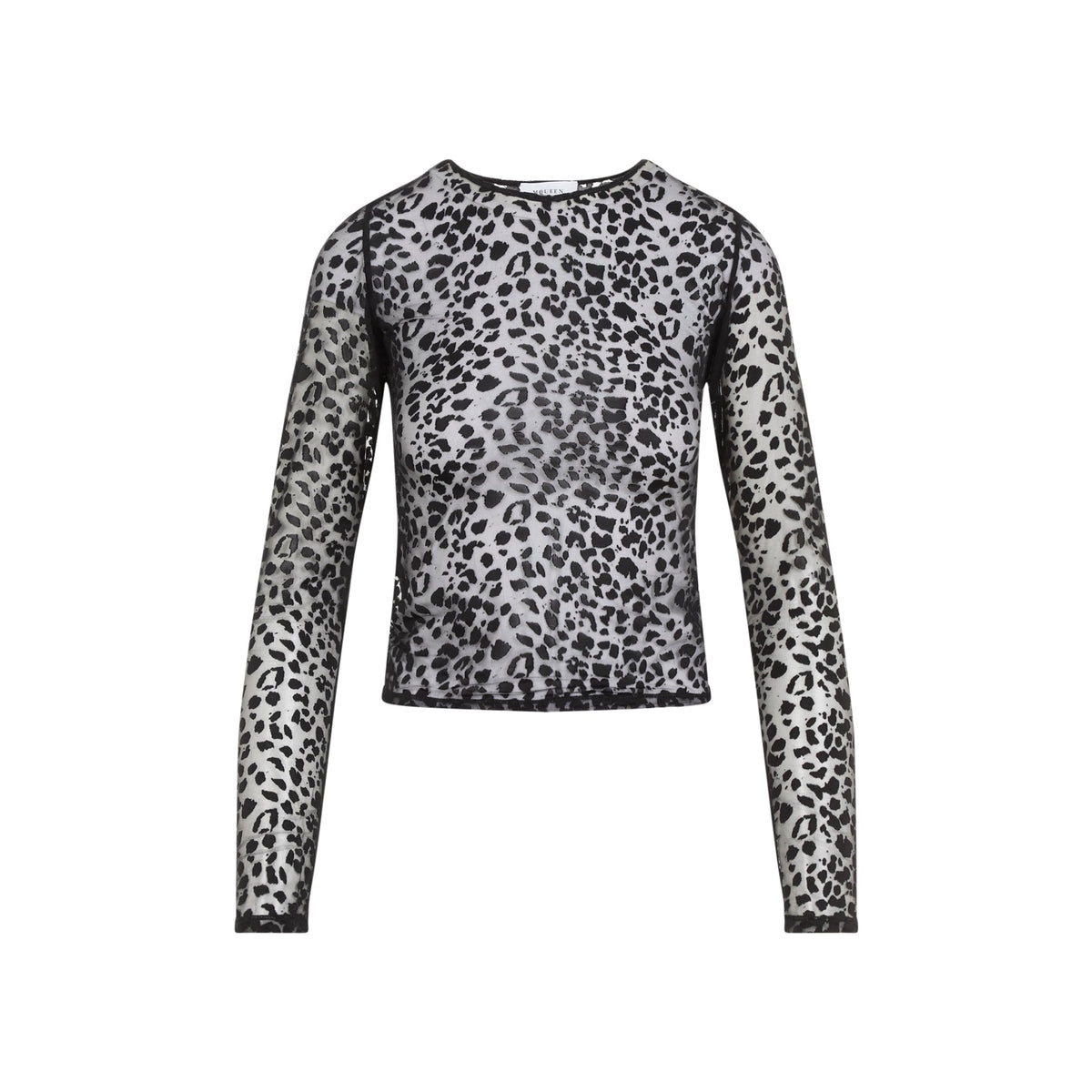Alexander Mcqueen Leopard Devoré Top Women