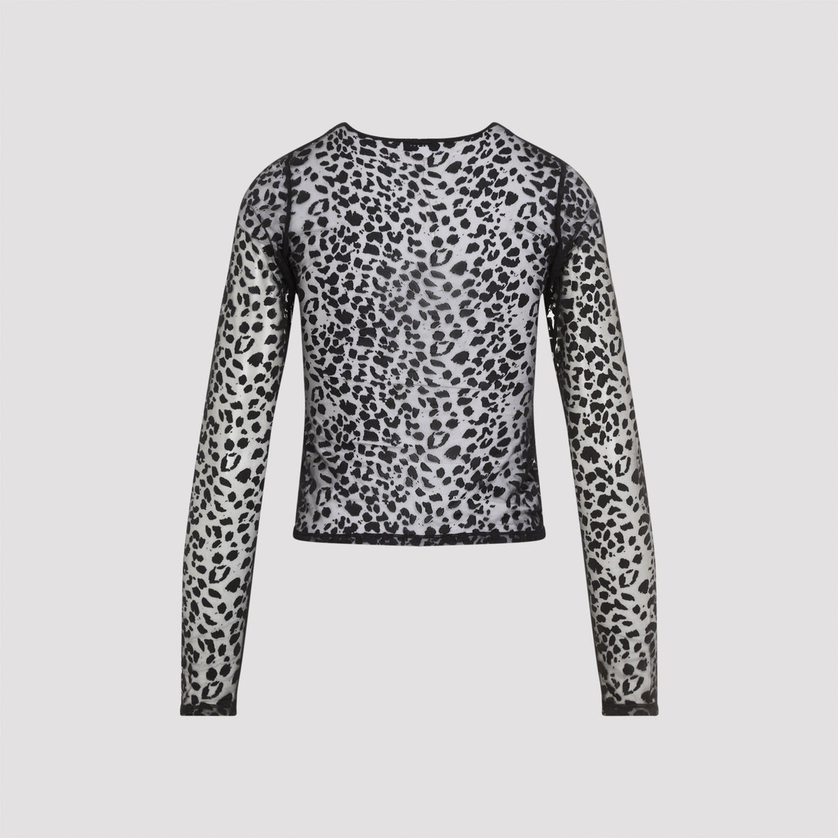 Alexander Mcqueen Leopard Devoré Top Women