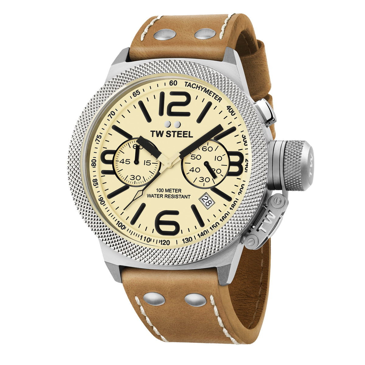 TW Steel Men's Canteen 45mm Quartz Chronograph Watch CS13