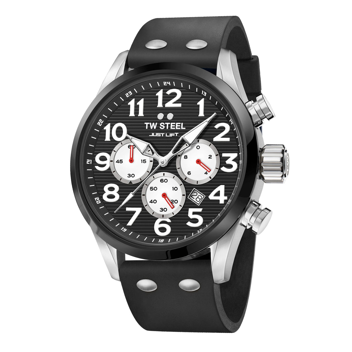 TW Steel Men's Simeon Panda 48mm Quartz Chronograph Watch