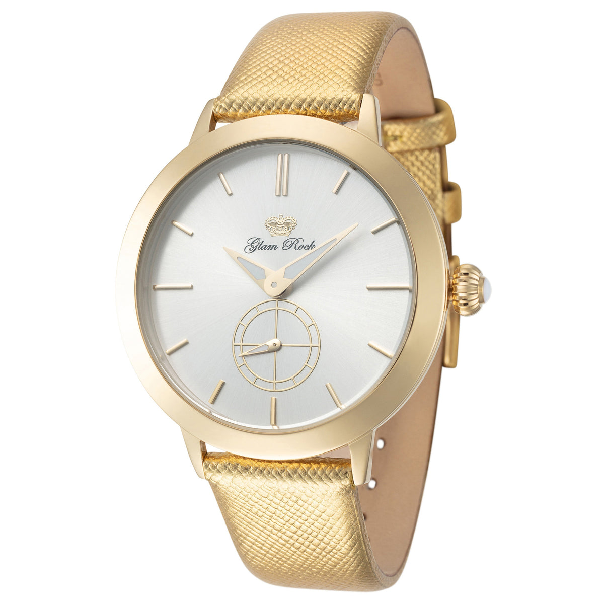 Glam Rock Women's Slim Vintage Glam 40mm Quartz Watch