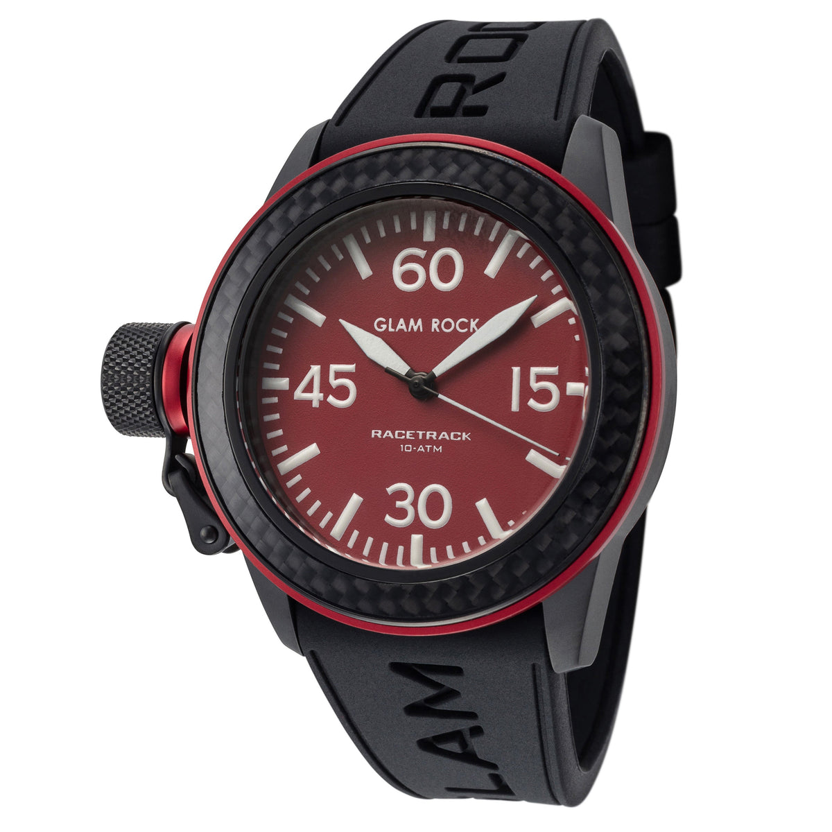 Glam Rock Womens Racetrack 40mm Quartz Watch