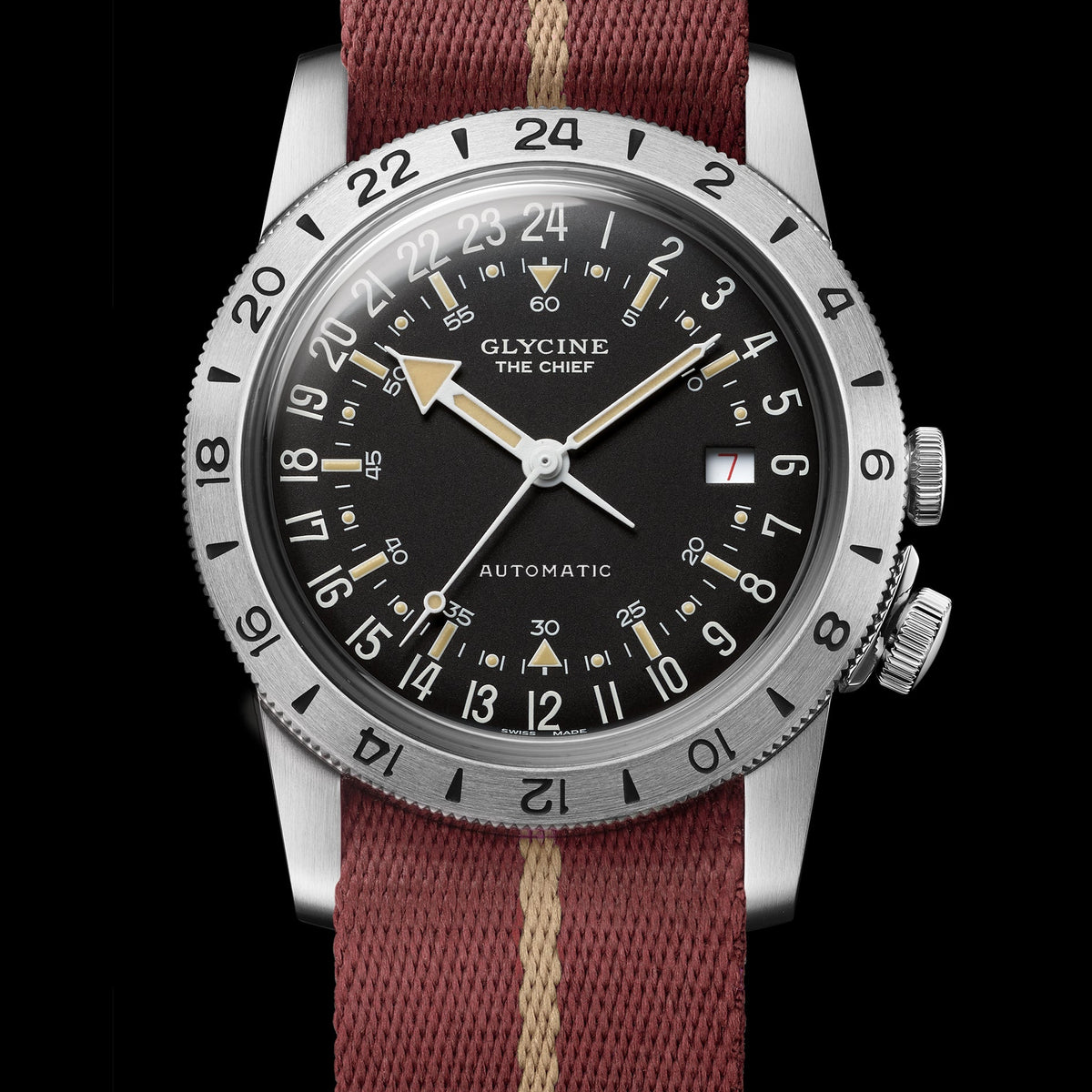 Glycine Unisex GL0474 Airman Vintage 40mm Automatic Watch