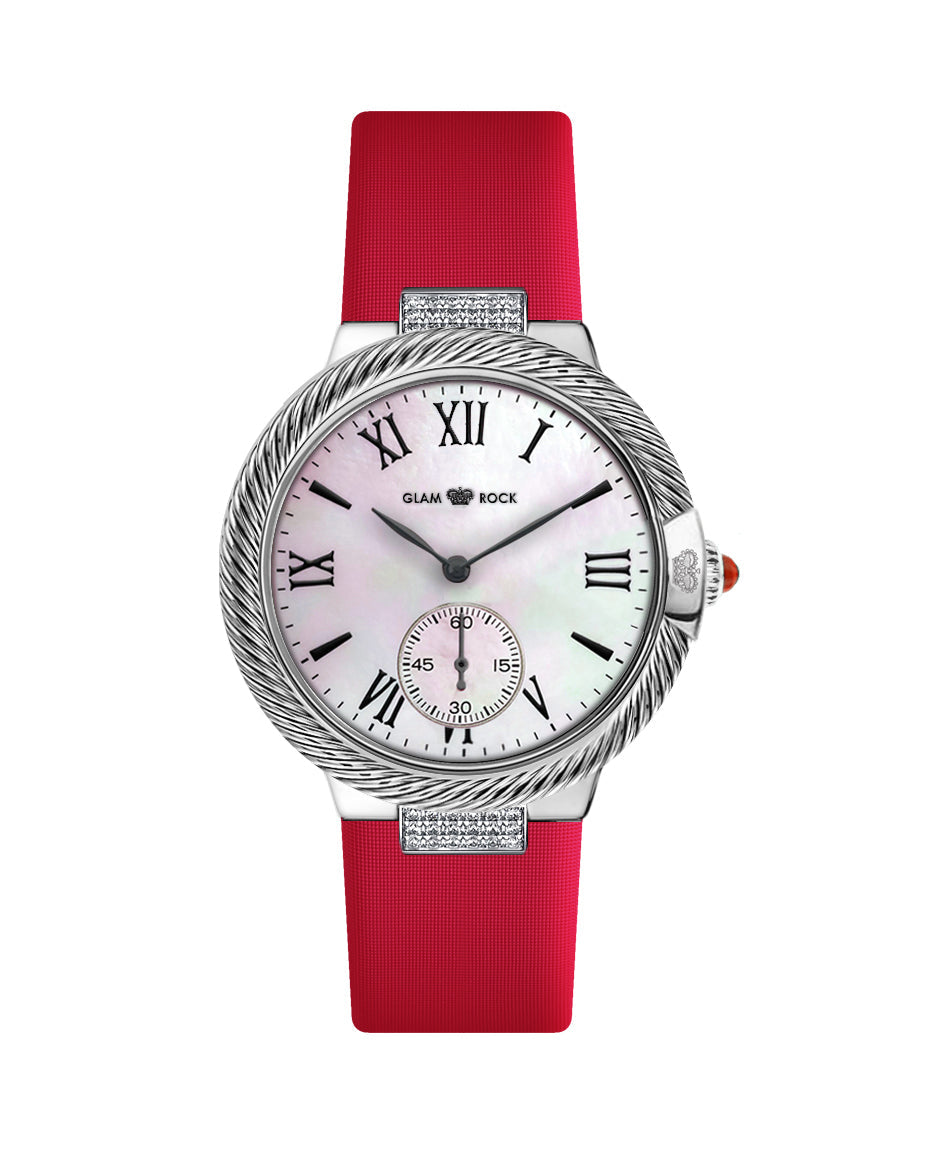 Glam Rock Women's Twisted 40mm Quartz Watch