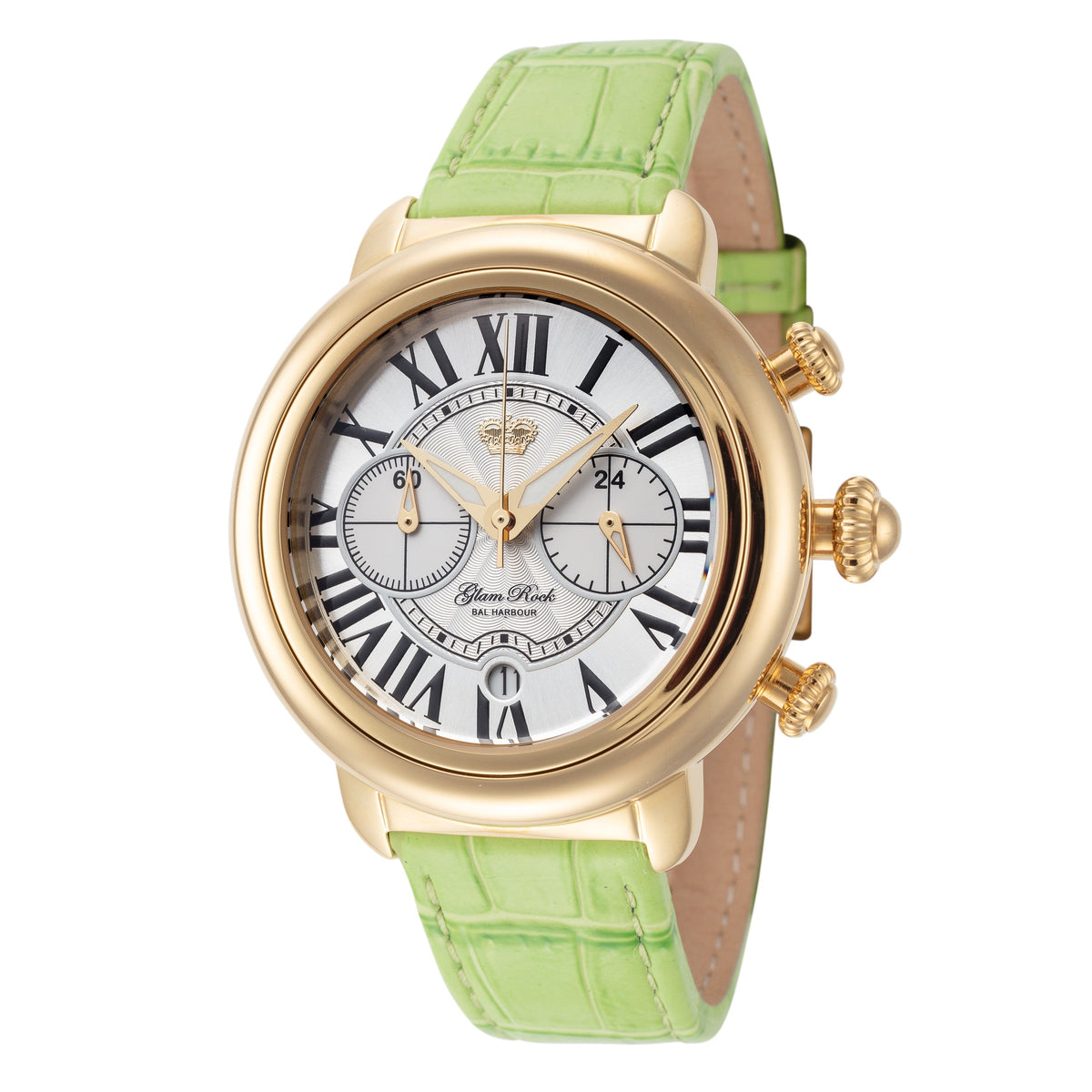 Glam Rock Women's Ball Harbour 40mm Quartz Chronograph Watch