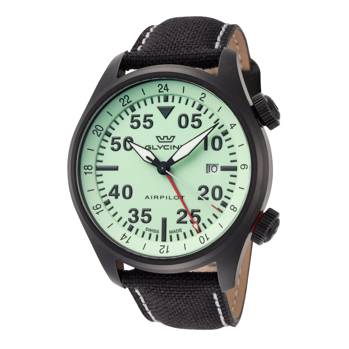 Glycine Men's Airpilot GMT 44 44mm Quartz Watch