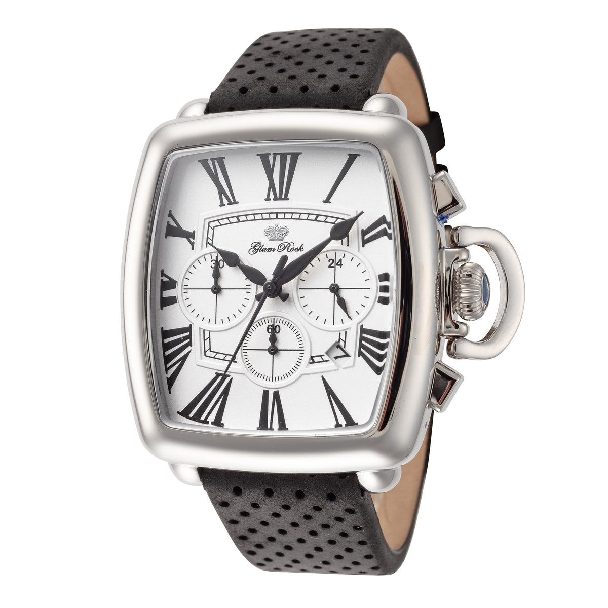 Glam Rock Men's Vintage Conta Tempo 48mm Quartz Chronograph Watch