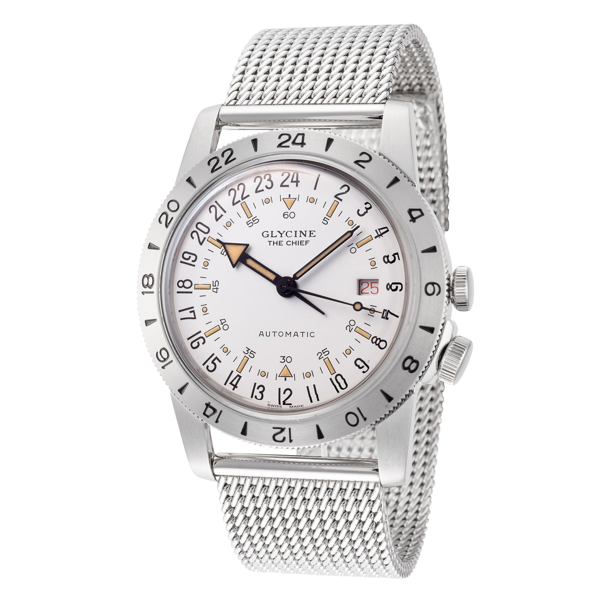 Glycine Men's GL0470 Airman Vintage The Chief 40mm Automatic Watch