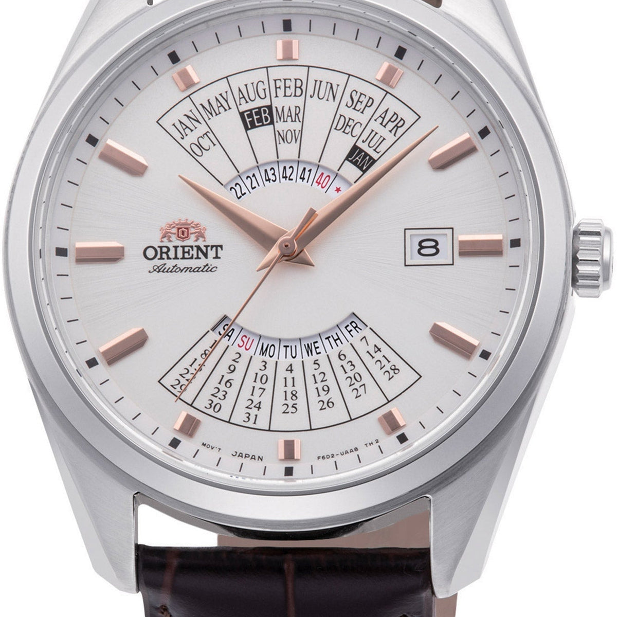 Orient Men's Contemporary 43mm Manual-Wind Watch