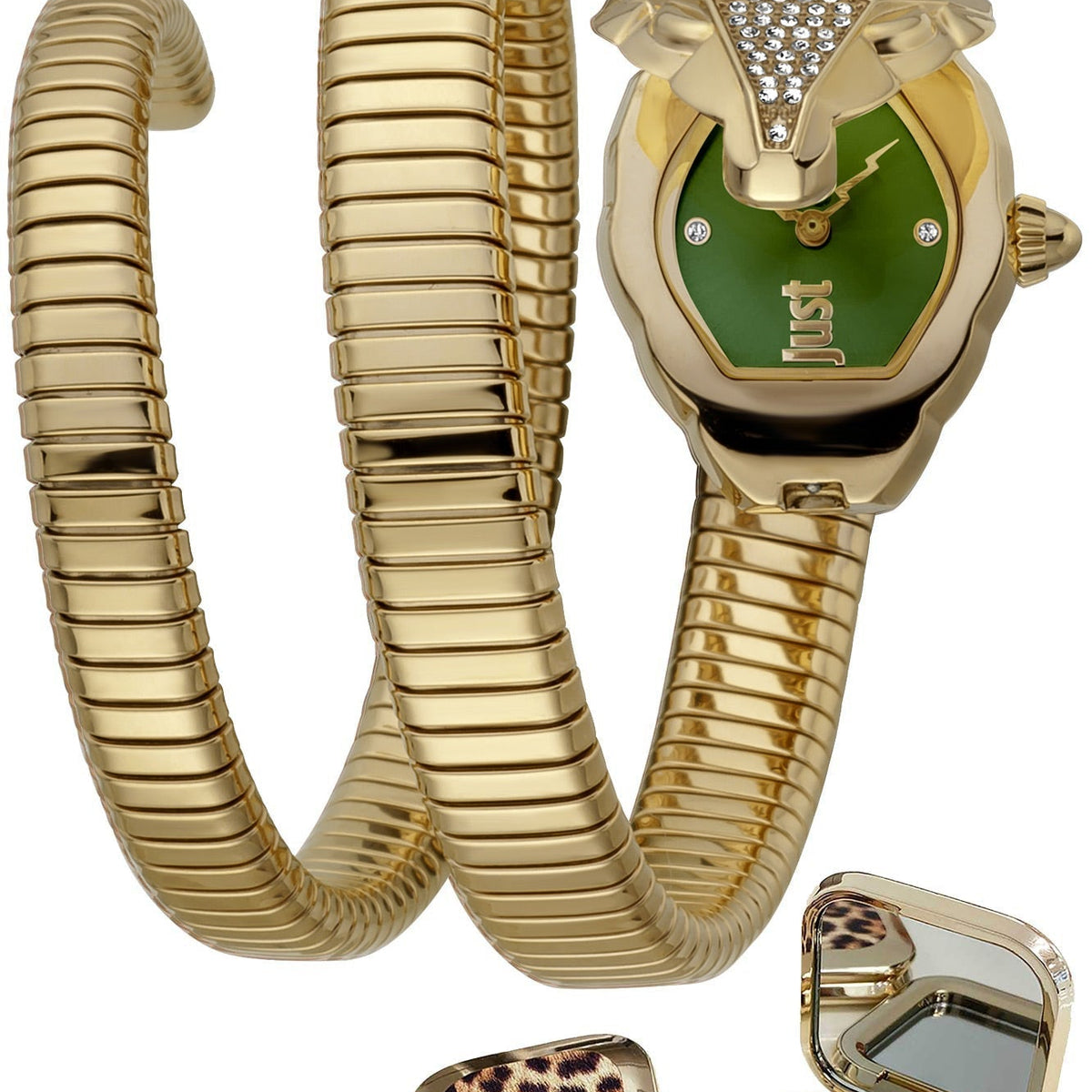 Just Cavali Women's Signature Snake 22mm Quartz Watch