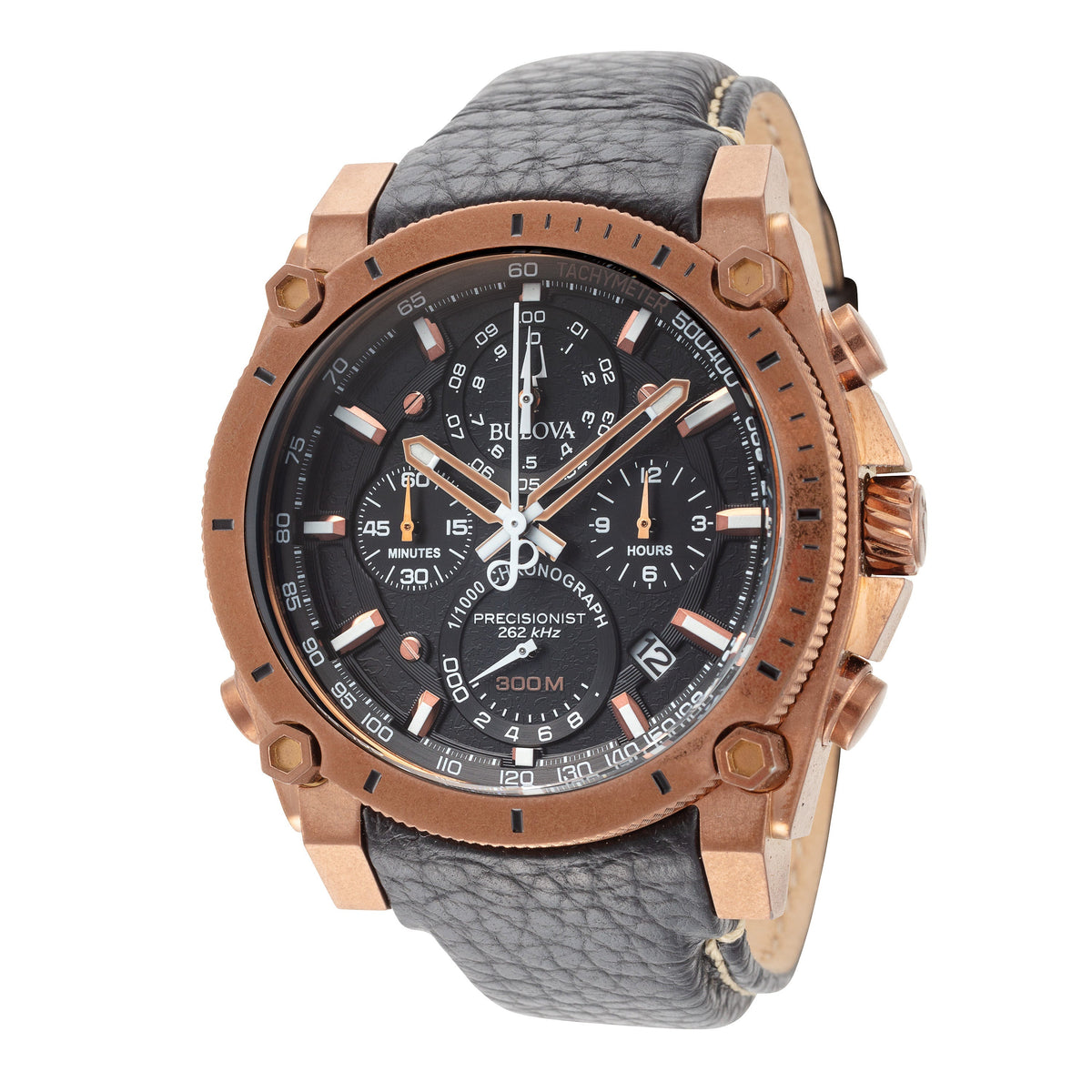 Bulova Men's 97B188 Precisionist 46.5mm Quartz Watch