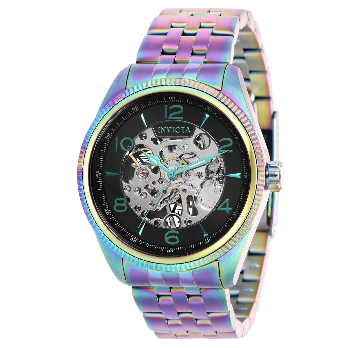 Invicta Men's 43mm Black Dial Manual-Wind Watch