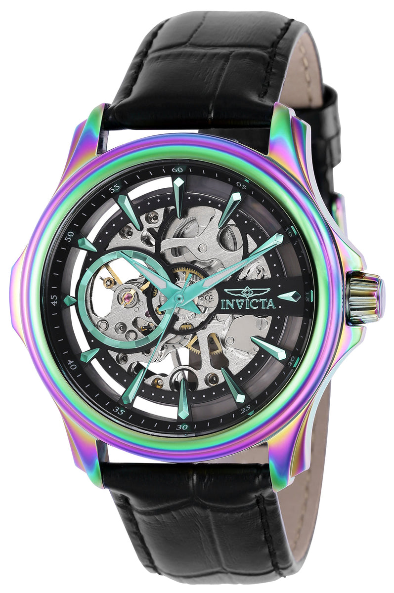 Invicta Men's 42mm Black Dial Manual-Wind Watch