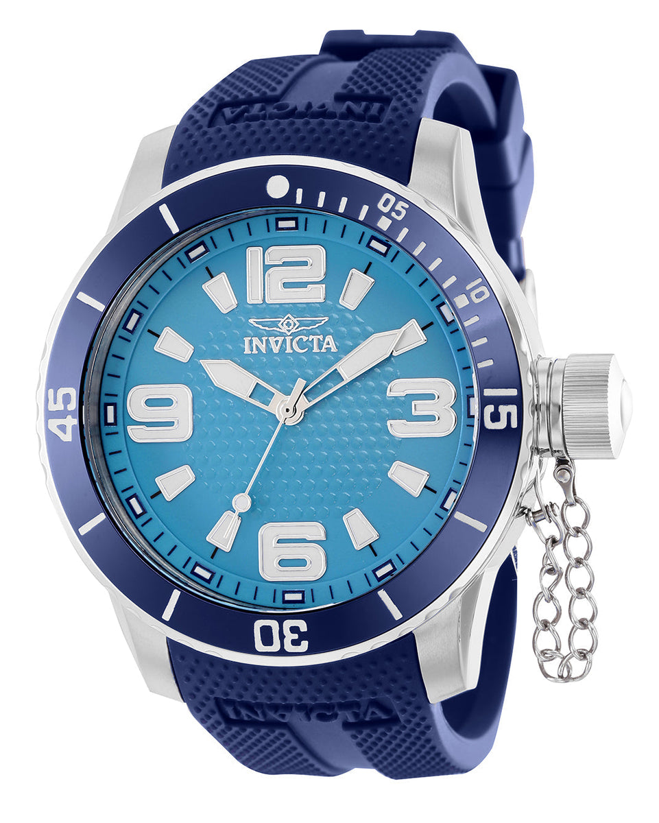 Invicta Men's 42mm Light Blue Dial Quartz Watch