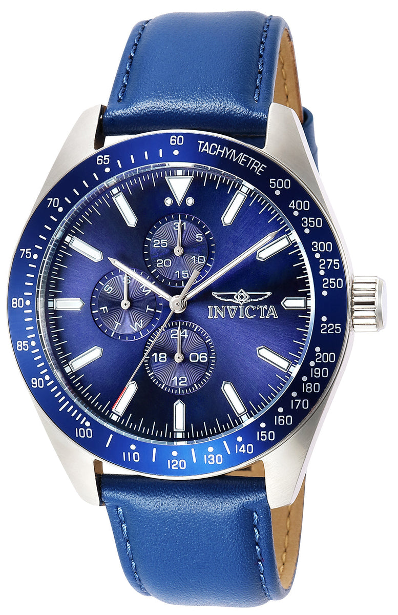 Invicta Men's 45mm Blue Dial Quartz Watch