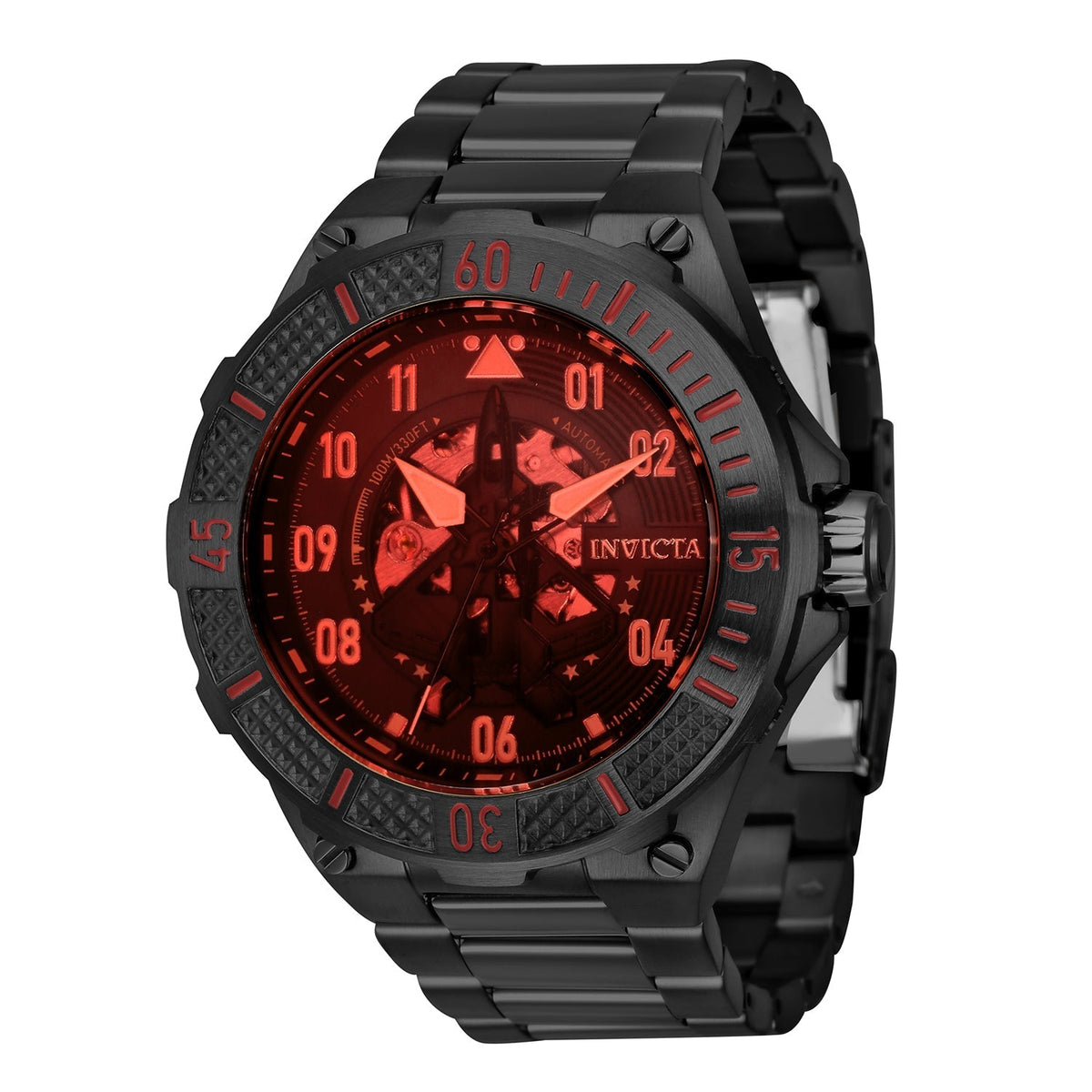 Invicta Men's 50mm Red Dial Automatic Watch