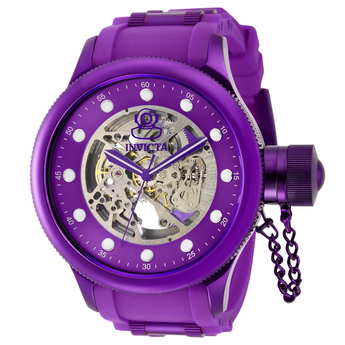 Invicta Men's 51.5mm Purple Dial Automatic Watch