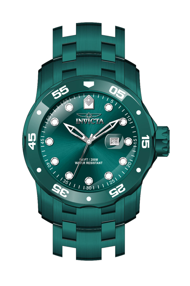 Invicta Men's 48mm Green Dial Quartz Watch