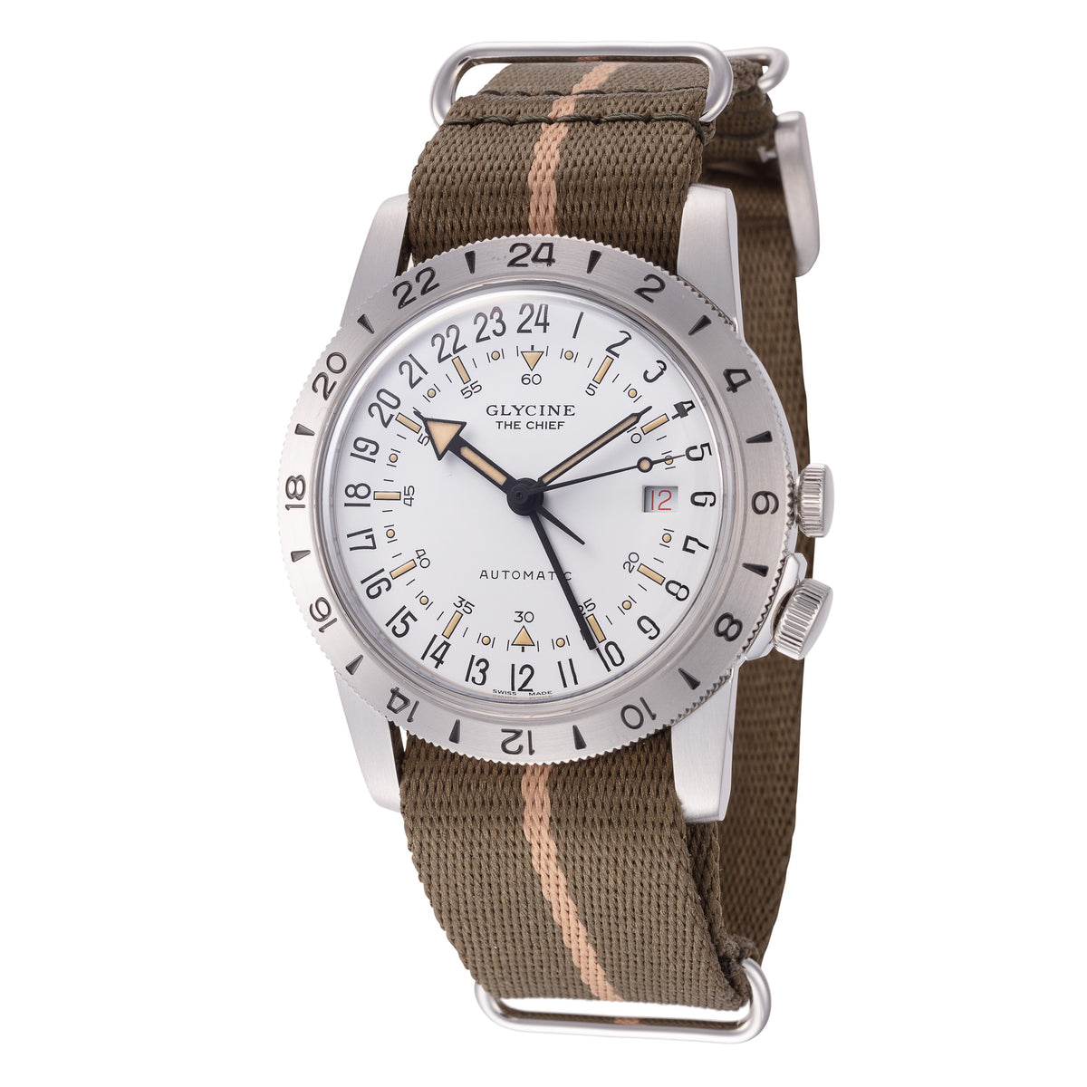 Glycine Men's GL0473 Airman Vintage 40mm Automatic Watch