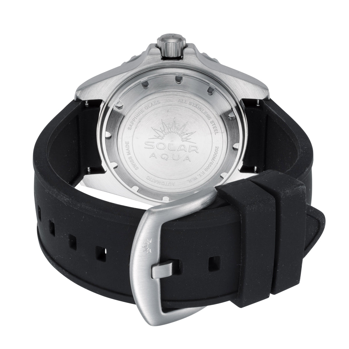 Solar Aqua Men's Deep Bay 45mm Blue Dial Automatic Watch